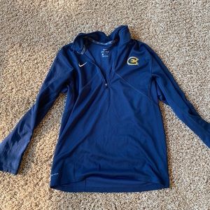 Eau Claire Nike Zip-Up Crew Neck
